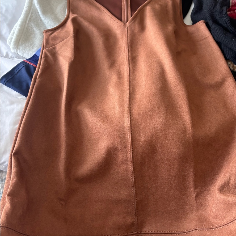 Brown Sleeveless Dress